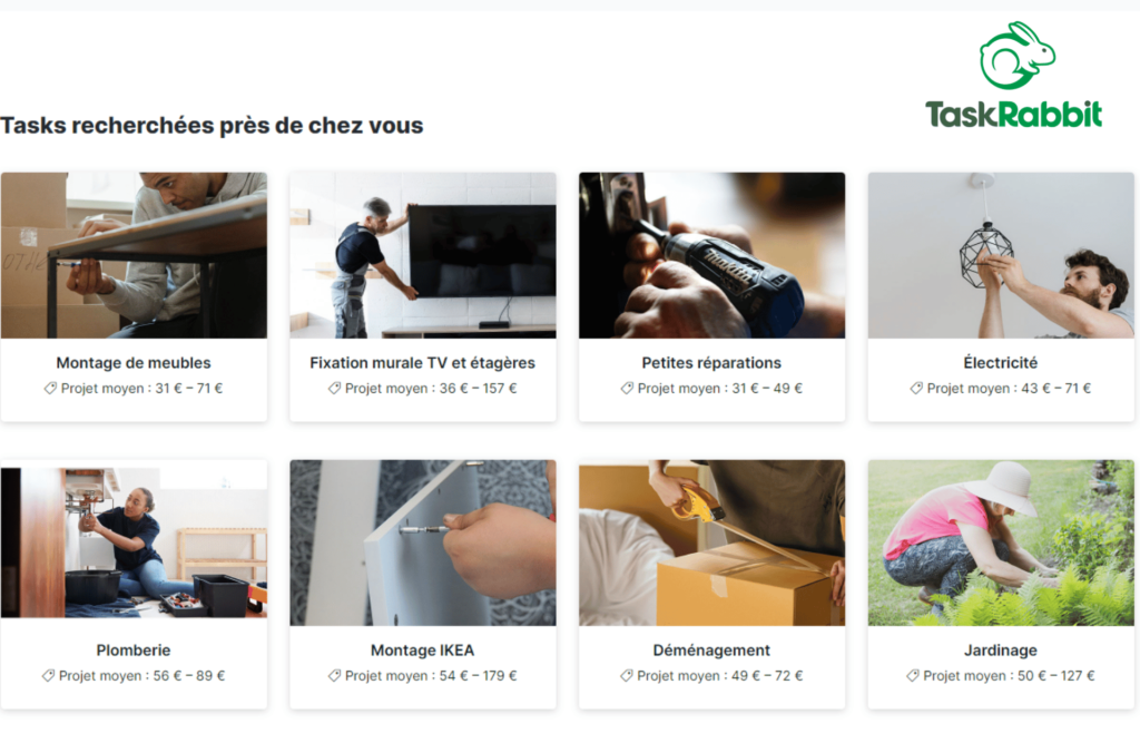 Gagner de l'argent rapidement - S'inscrire à TaskRabbit