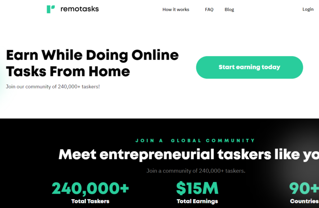 100 euros par jour - Remotasks
