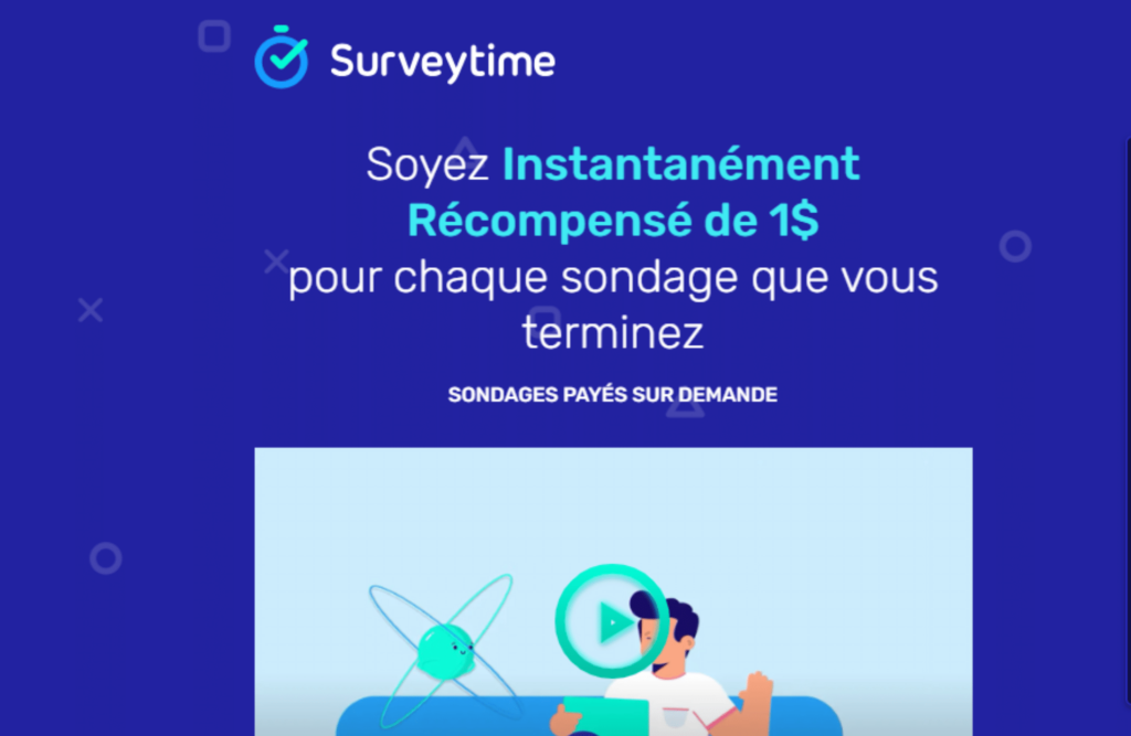 Sondages rémunérés - Surveytime Plateforme